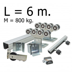 Комплект для откатных ворот РОЛТЭК ЕВРО до 800 кг - 6 м Комплект для откатных ворот РОЛТЭК ЕВРО до 800 кг - 6 м